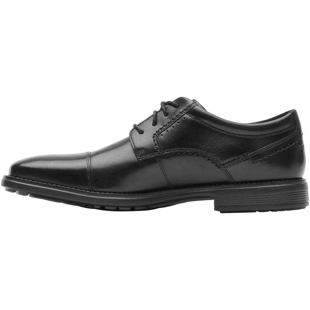 Rockport Next Gen Cap Toe Oxford Dress Shoes - Mens Black Back View