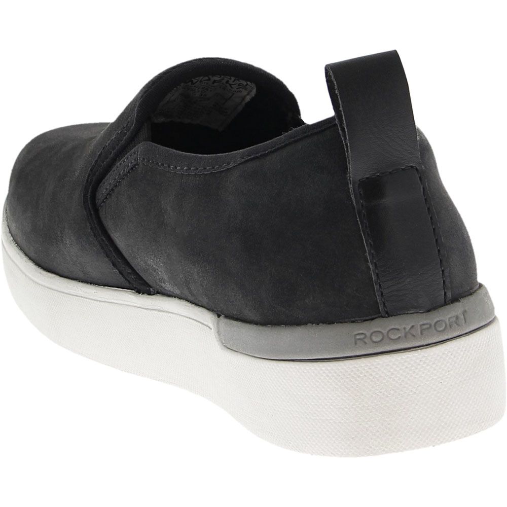 Rockport Work Parissa Composite Toe Work Shoes - Womens Black Back View