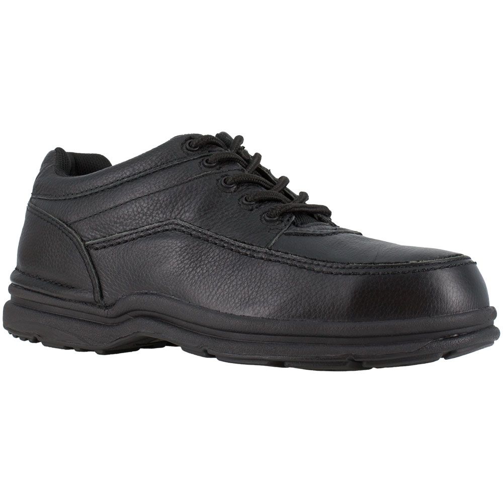 Rockport Works World Tour Steel Toe Work Shoes - Mens Black