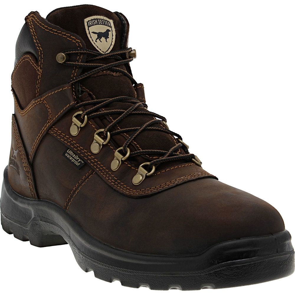 Irish Setter 83618 Steel Toe Work Boots - Mens Brown