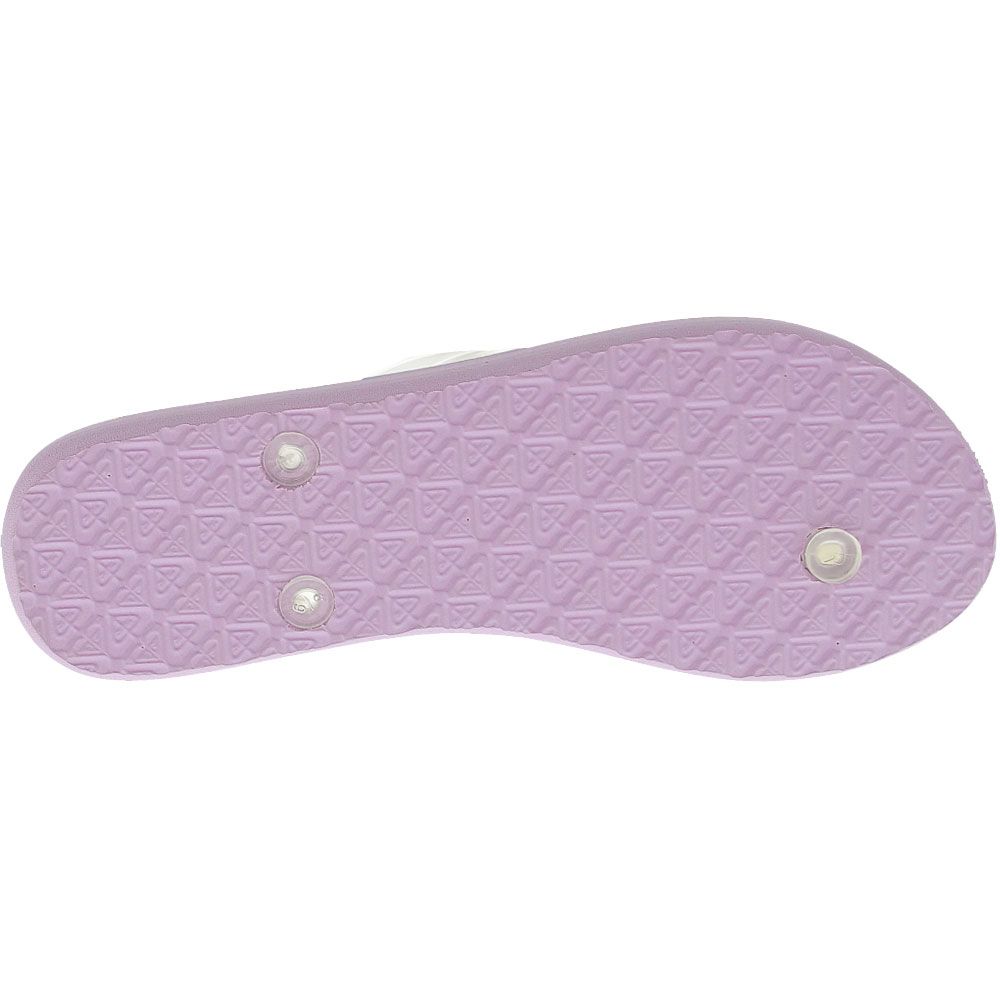 Roxy Viva Jelly Flip Flops - Womens Lilac Sole View