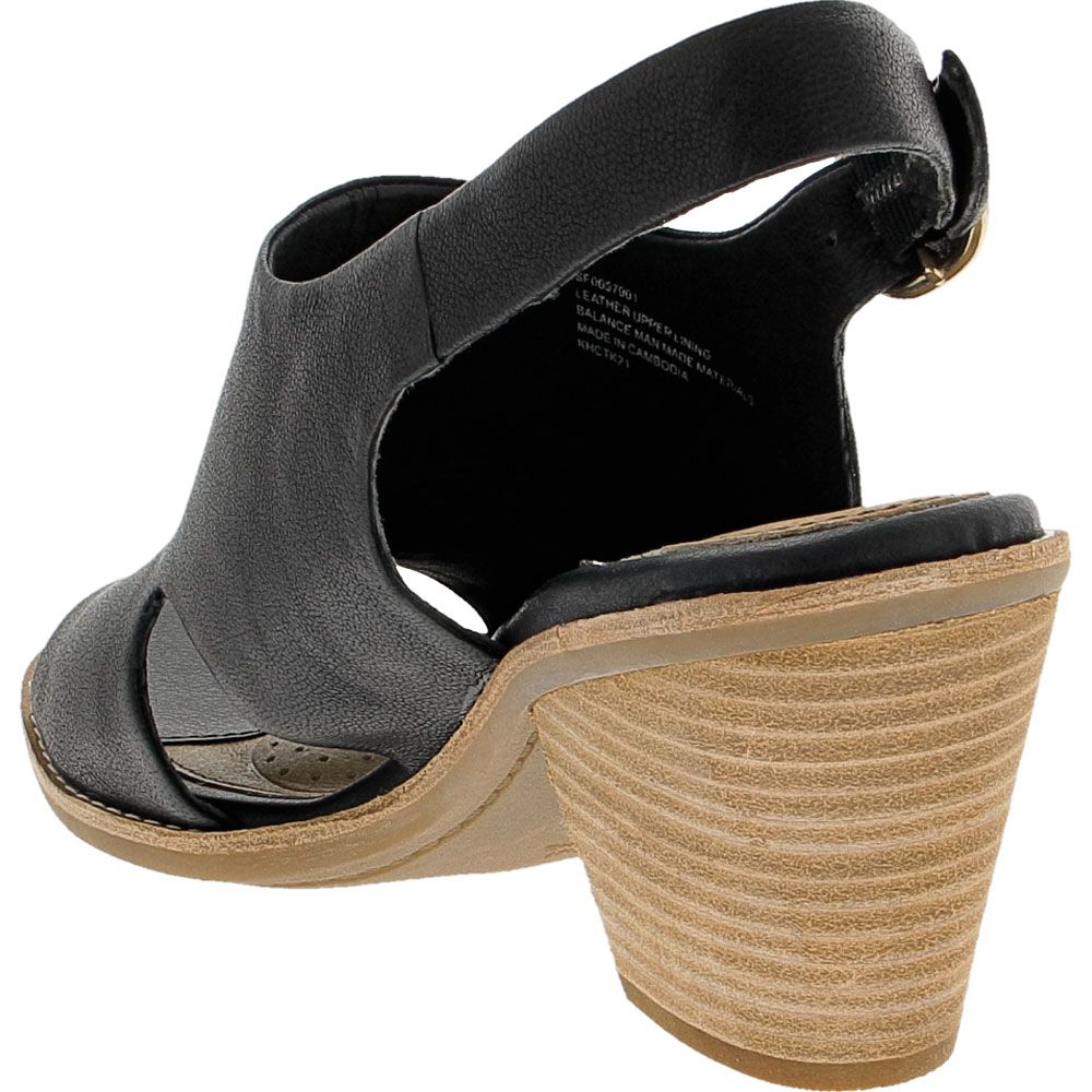 Sofft Mendi Sandals - Womens Black Back View