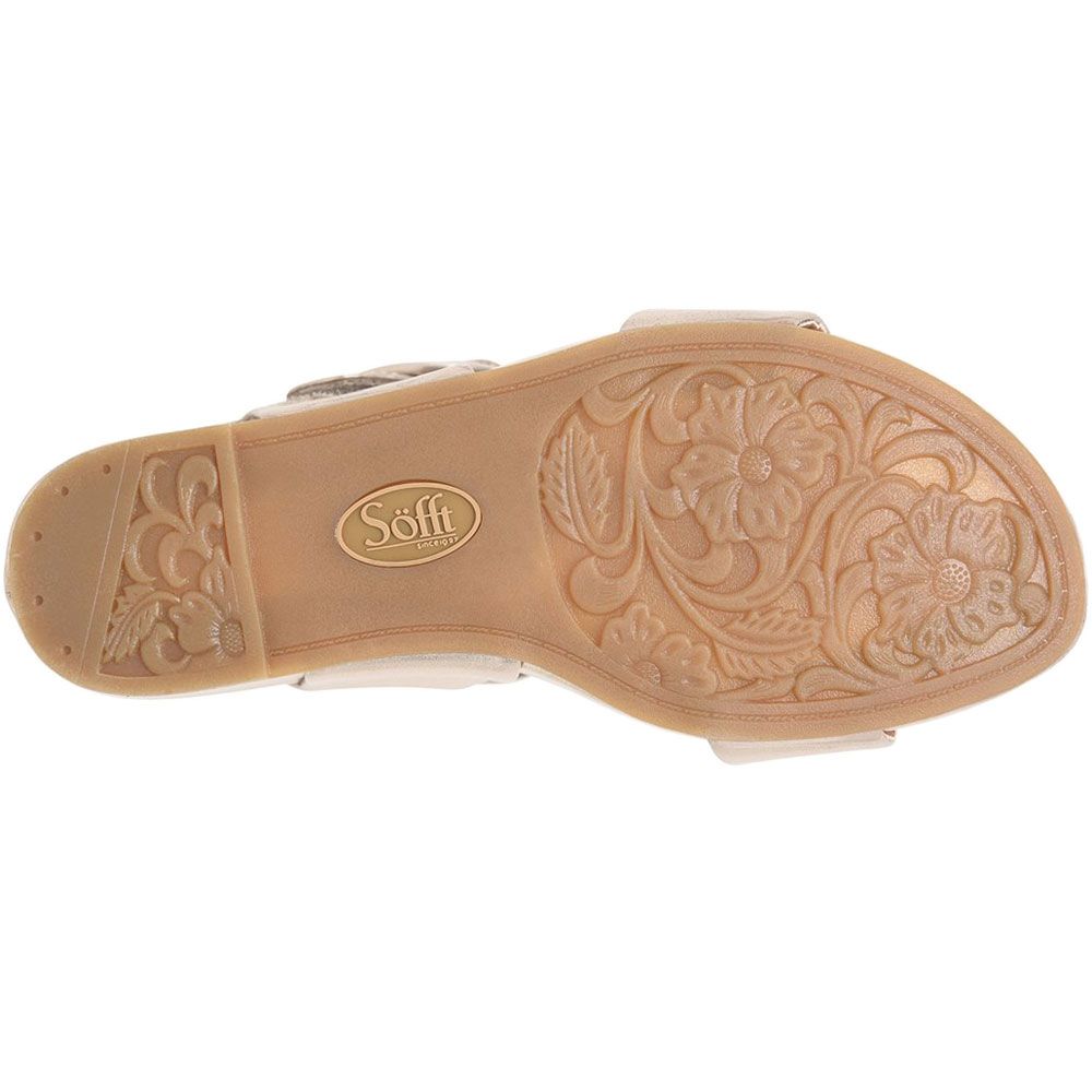 Sofft Vaya Sandal - Womens Luggage Brown Sole View