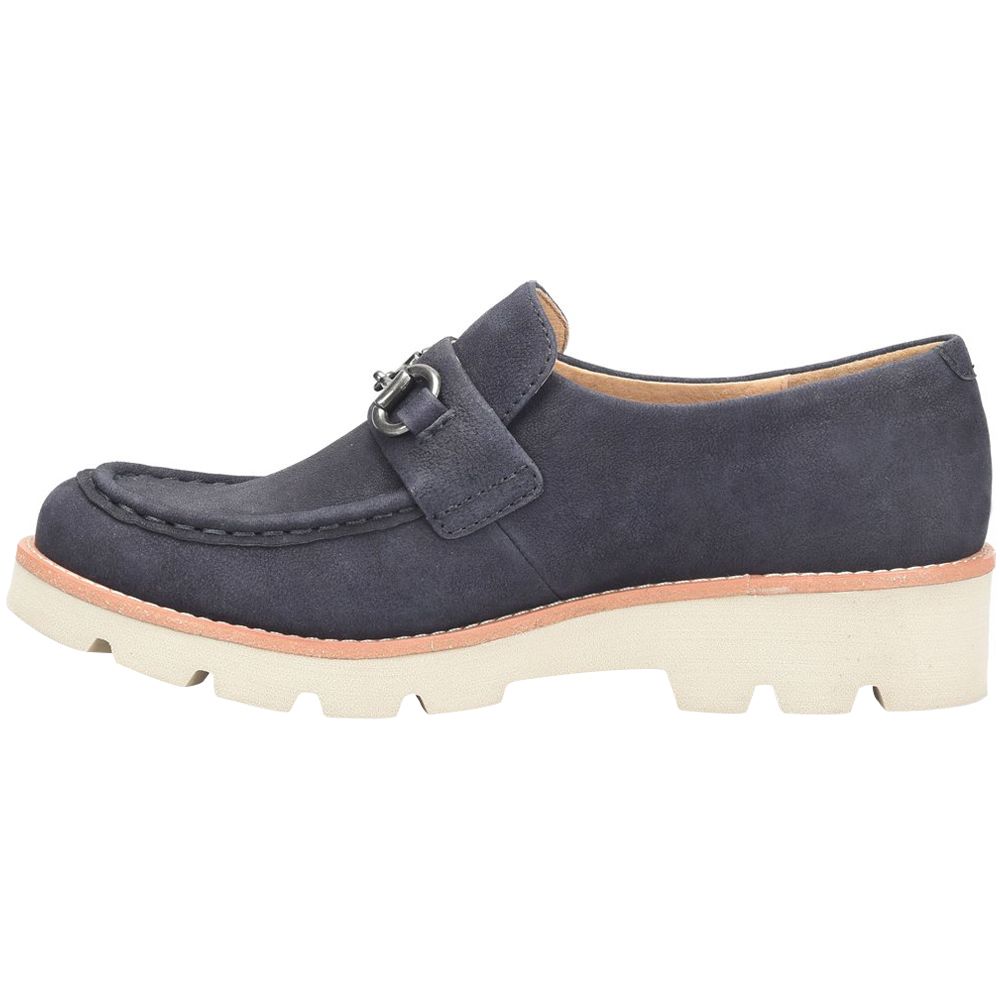 Sofft Prewitt Slip on Casual Shoes - Womens Sky Navy Blue Back View