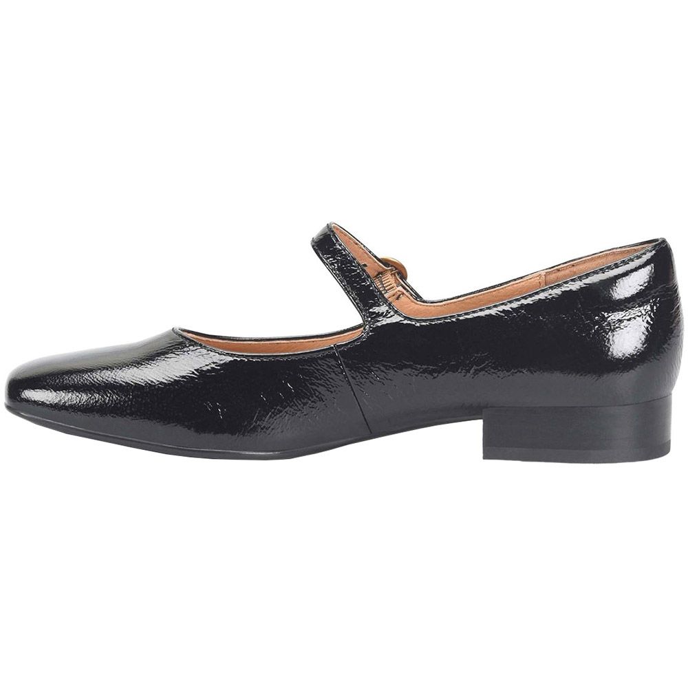 Sofft Elsey Casual Dress Shoes - Womens Black Patent Back View