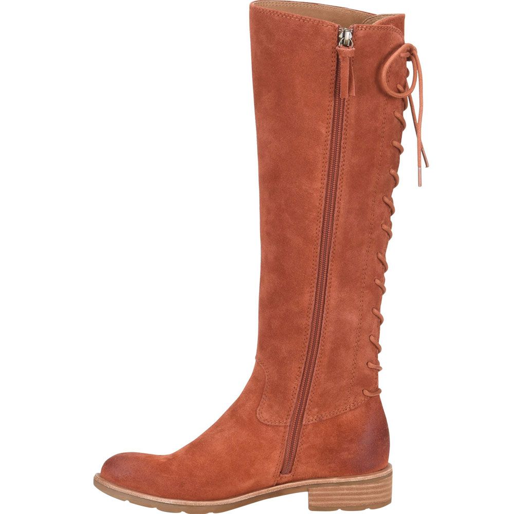 Sofft Sharnell 2 Tall Dress Boots - Womens Rust Back View