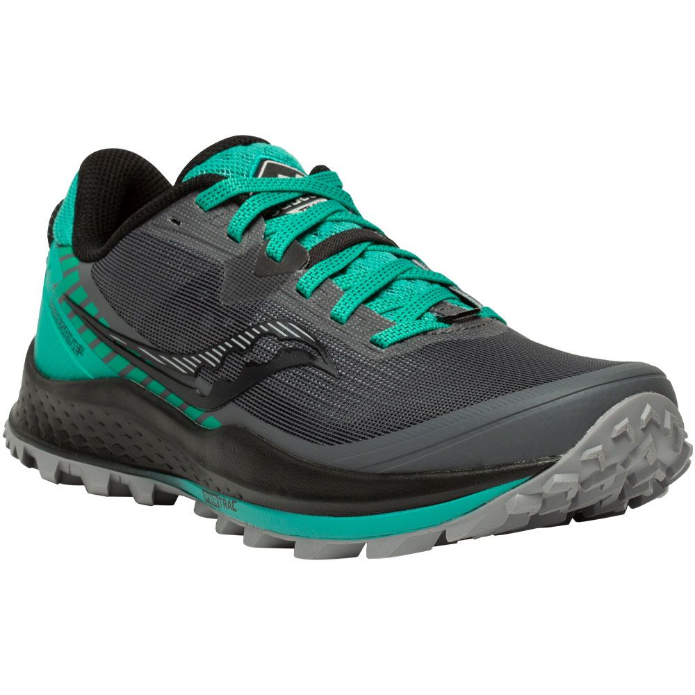 Saucony Peregrine 11 Trail Running Shoes - Womens Shadow Jade