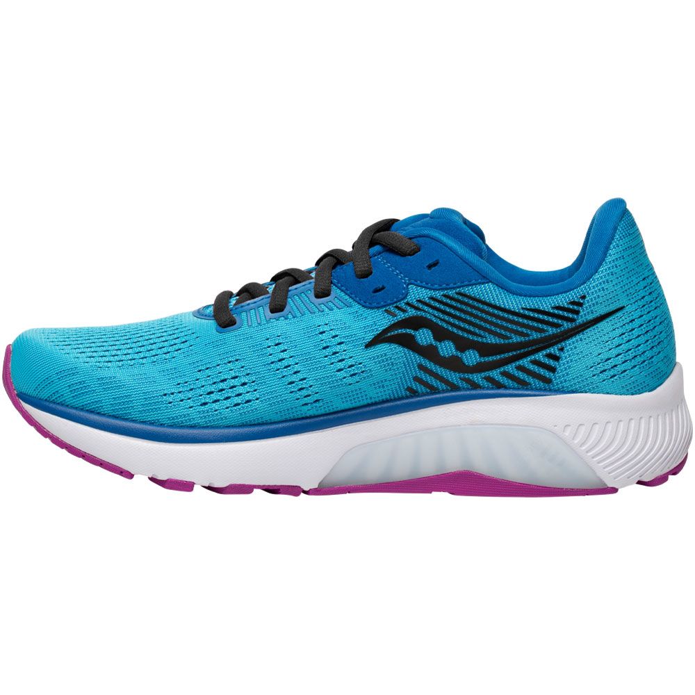 Saucony Guide 14 Running Shoes - Womens Blue Back View