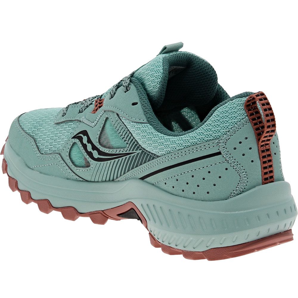 Saucony Excursion Tr16 Trail Running Shoes - Womens Mineral Soot Back View