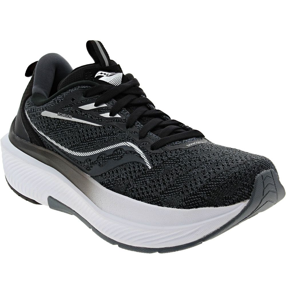 Saucony Echelon 9 Running Shoes - Womens Black White