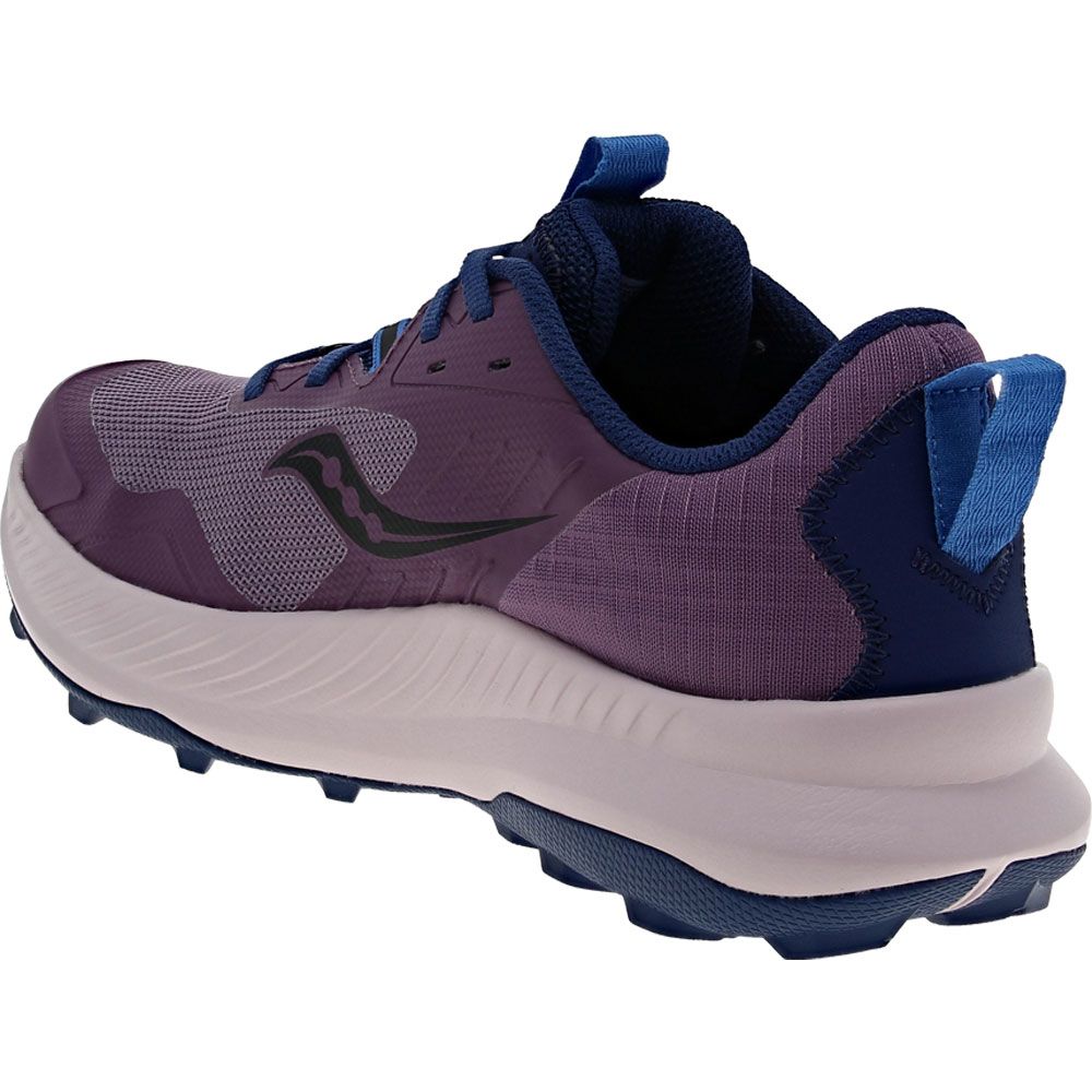 Saucony Blaze TR Trail Running Shoe - Womens Purple Back View