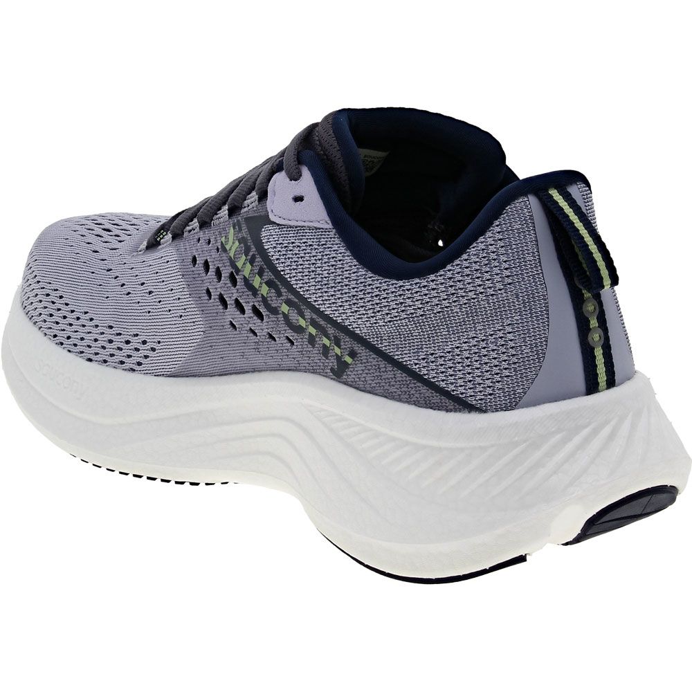 Saucony Ride 17 Running Shoes - Womens Iris Navy Back View