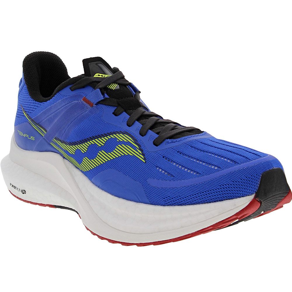 Saucony Tempus Running Shoes - Mens Blue Raz Acid