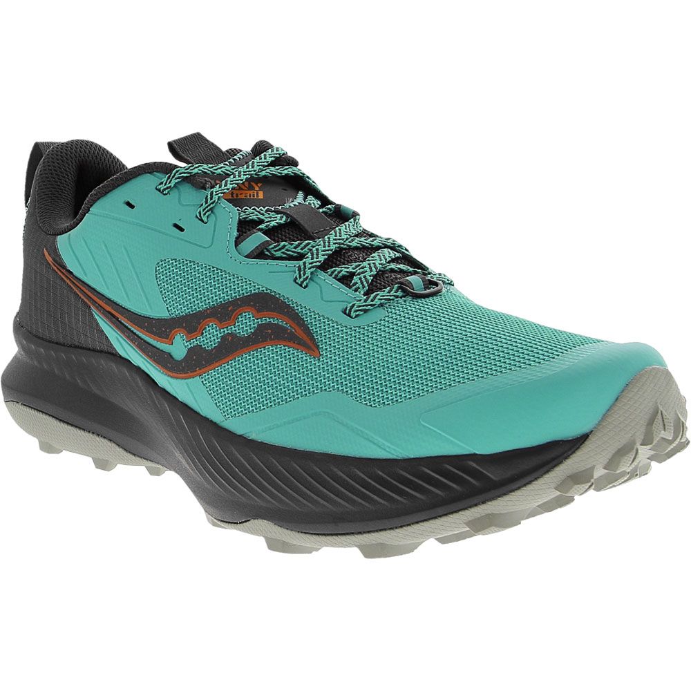 Saucony Blaze TR Trail Running Shoes - Mens Agave Blue Basalt