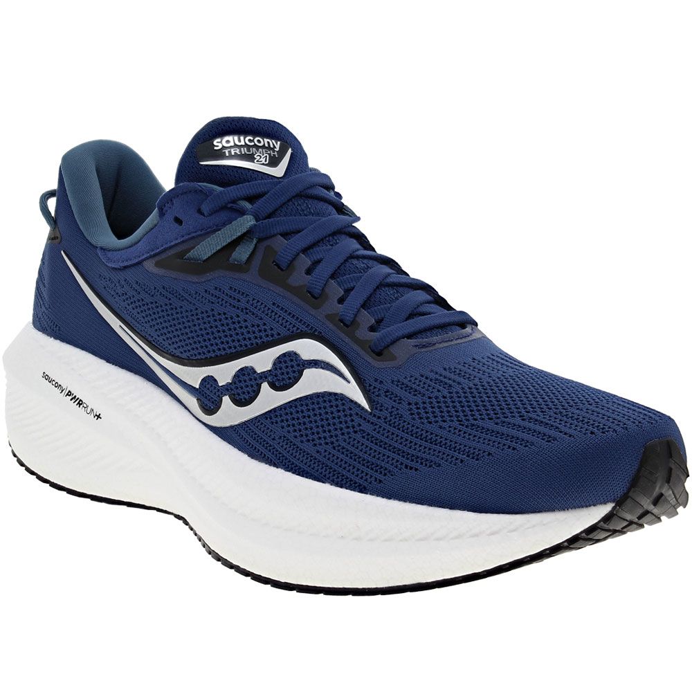 Saucony Triumph 21 Running Shoes - Mens Indigo Black