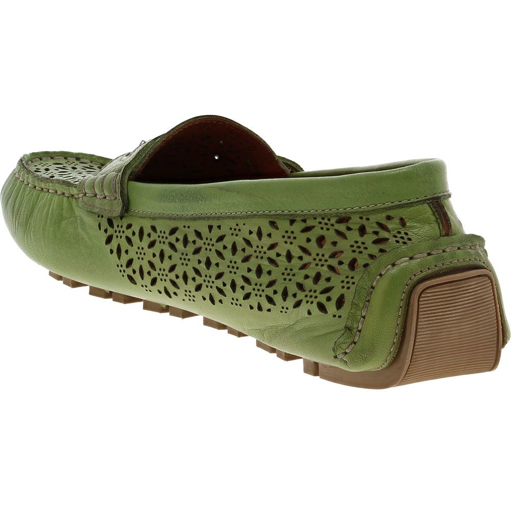 Spring Step Crain Casual Dress Shoes - Womens Green Back View