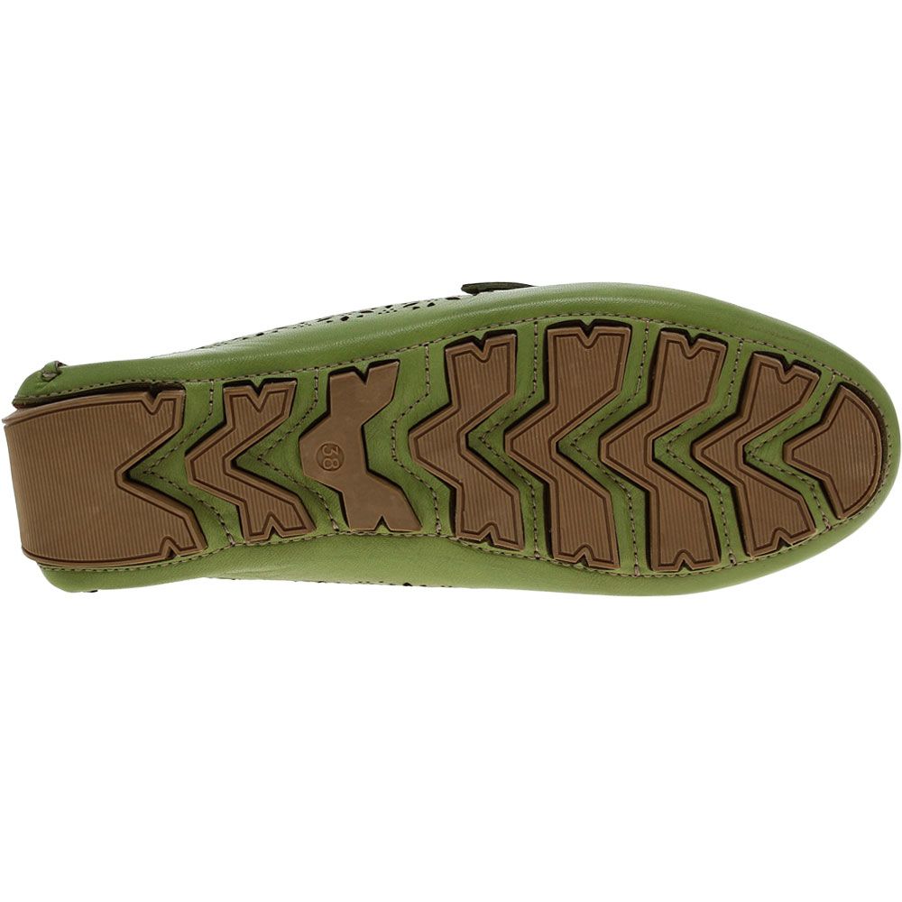 Spring Step Crain Casual Dress Shoes - Womens Green Sole View