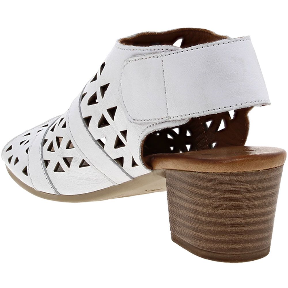 Spring Step Dorotha Sandals - Womens White Back View