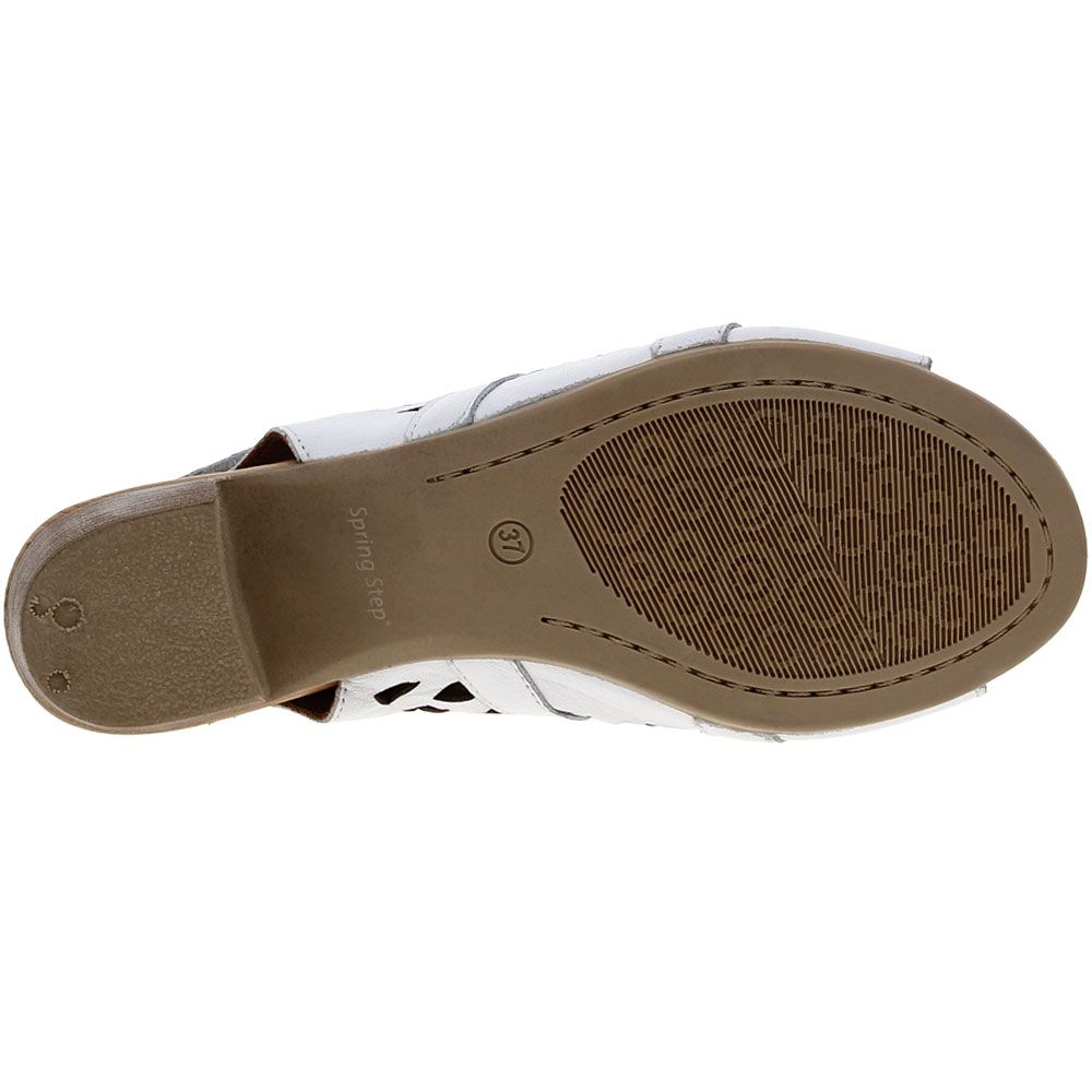 Spring Step Dorotha Sandals - Womens White Sole View