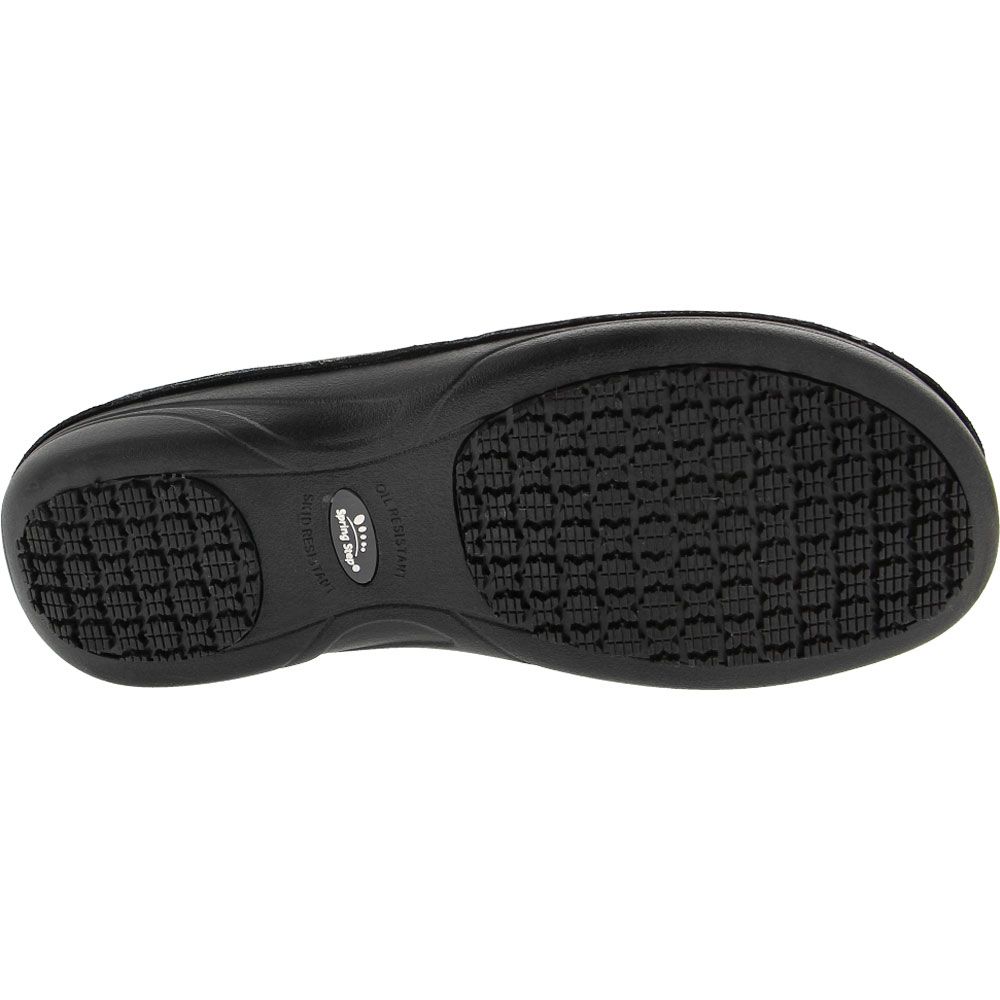 Spring Step Manila Duty Shoes - Womens Black Multi Sole View