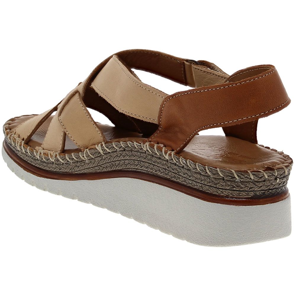 Spring Step Migula Sandals - Womens Tan Back View