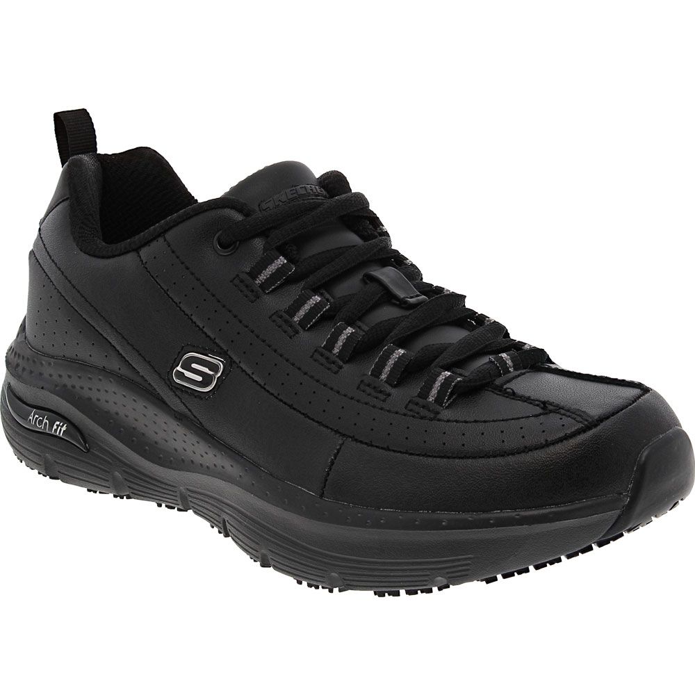 Skechers Work Arch Fit Trickell II Work Shoes - Womens Black