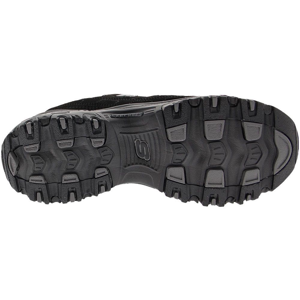 Skechers Dlites Play On Lifestyle Shoes - Womens Black Sole View