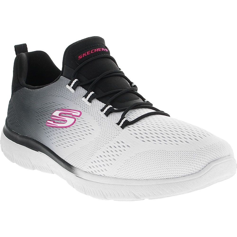 Skechers Summits Bright Charmer Running Shoes - Womens Black White