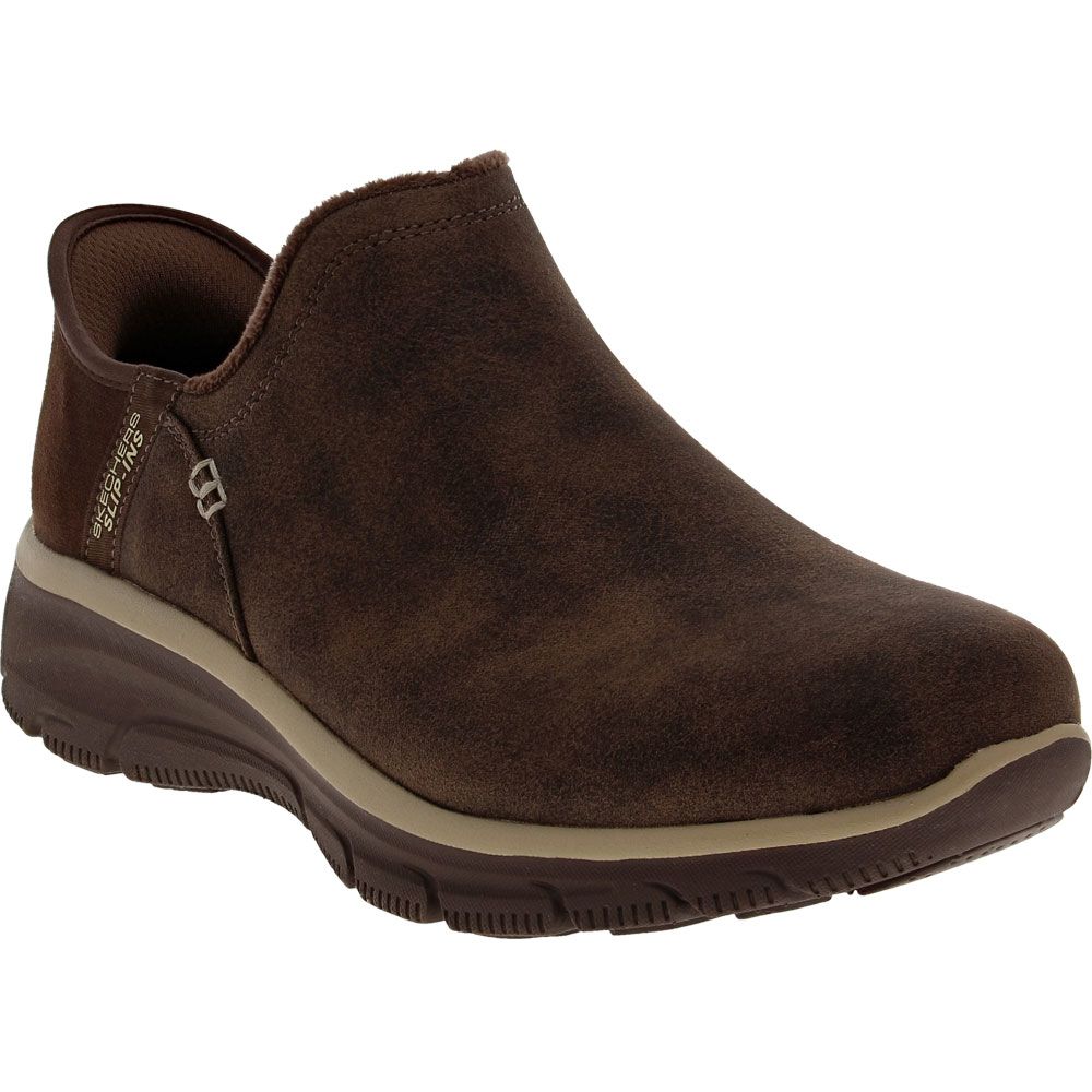 Skechers Slip Ins Easy Going Modern Hour Casual Shoes - Womens Chocolate