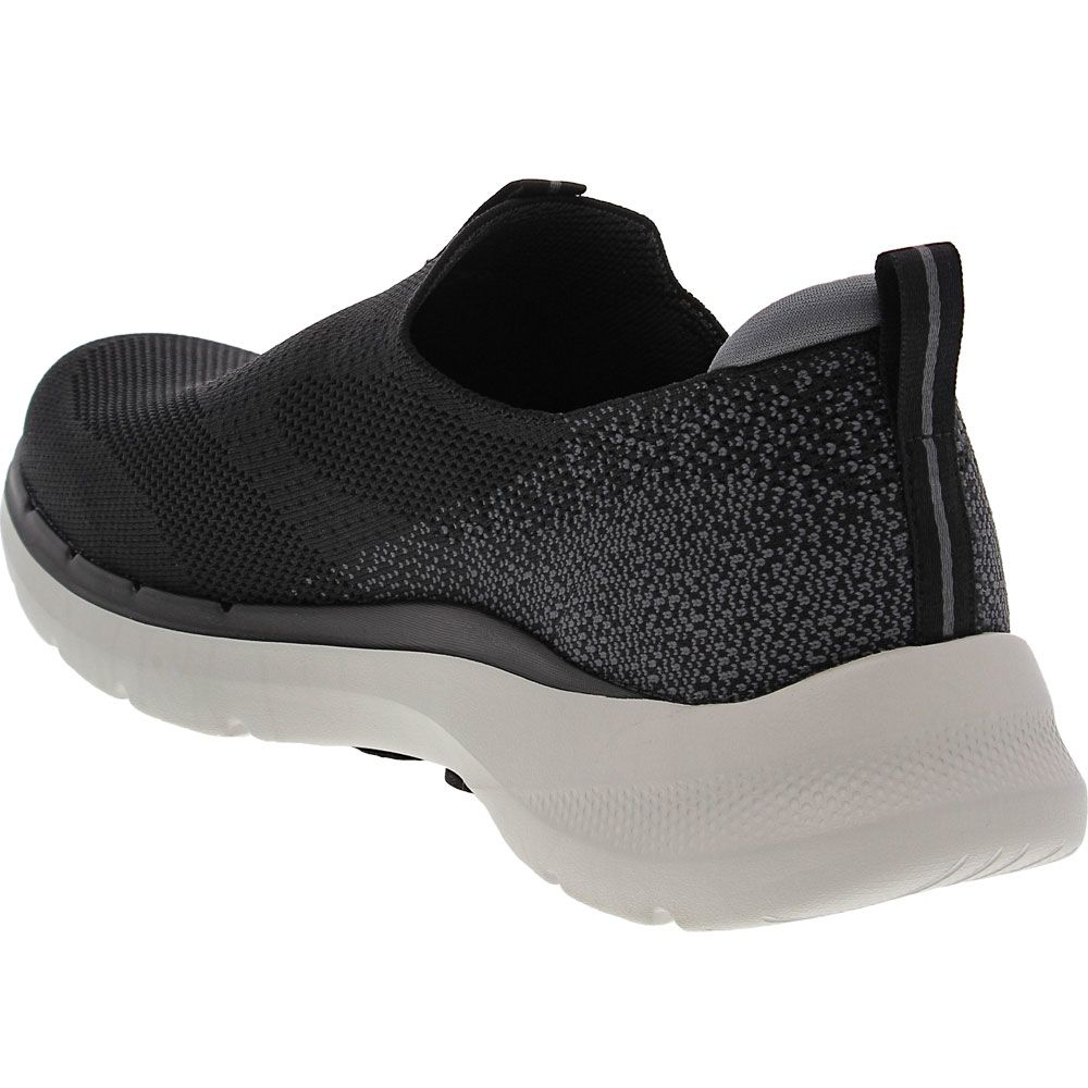 Skechers Go Walk 6 Walking Shoes - Mens Black Back View