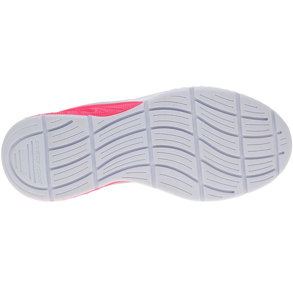 Skechers Microspec Max Plus Echo Speed Running - Girls White Sole View