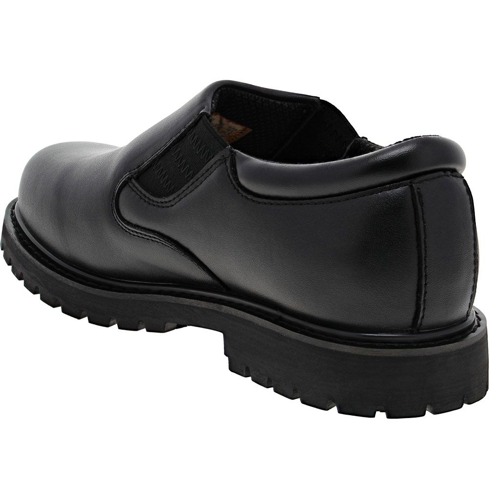 Skechers Work Goddard Non-Safety Toe Work Shoes - Mens Black Back View