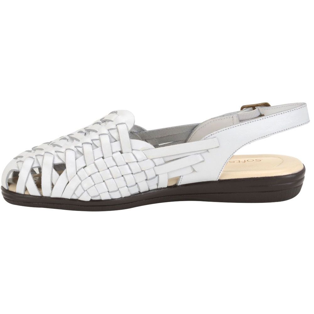 Softspots Tobago Sandals - Womens White Back View