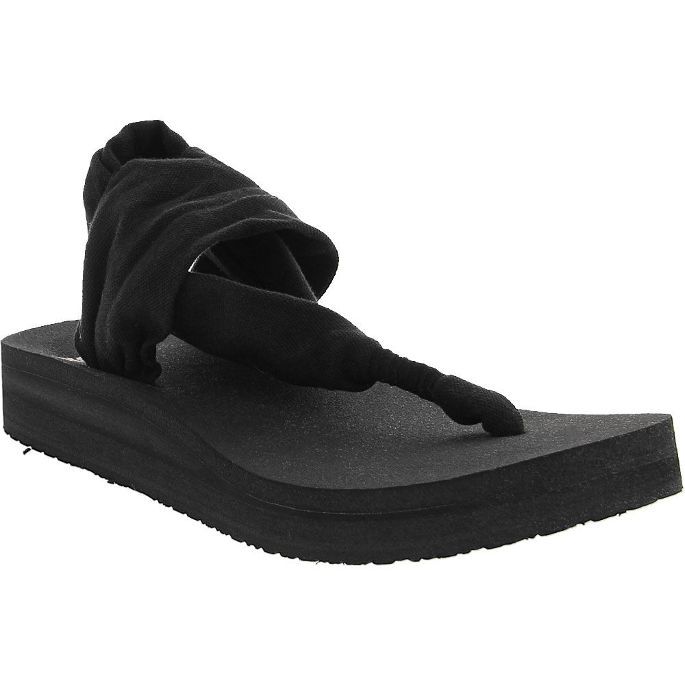 Sanuk Sling St Midform Flip Flops - Womens Black