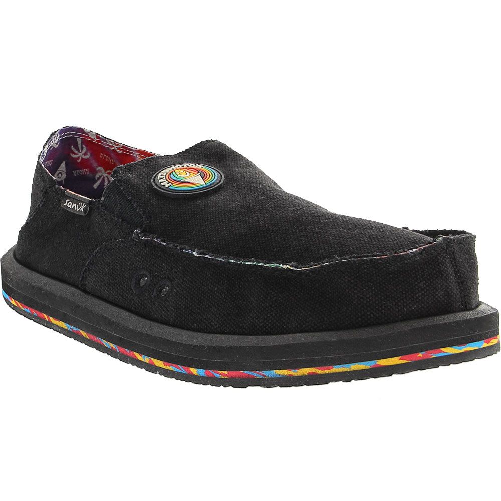 Sanuk Sidewalk Surfer St X Matsumoto Casual Shoes - Mens Black