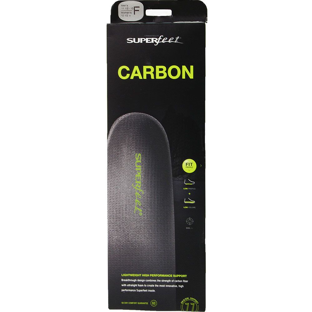 Superfeet Run Support Low Arch Carbon 3200 Green View 4