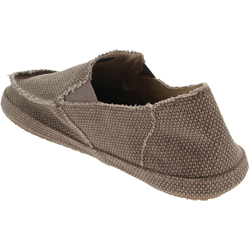 Sanuk Rounder Casual Shoes - Mens Brown Back View