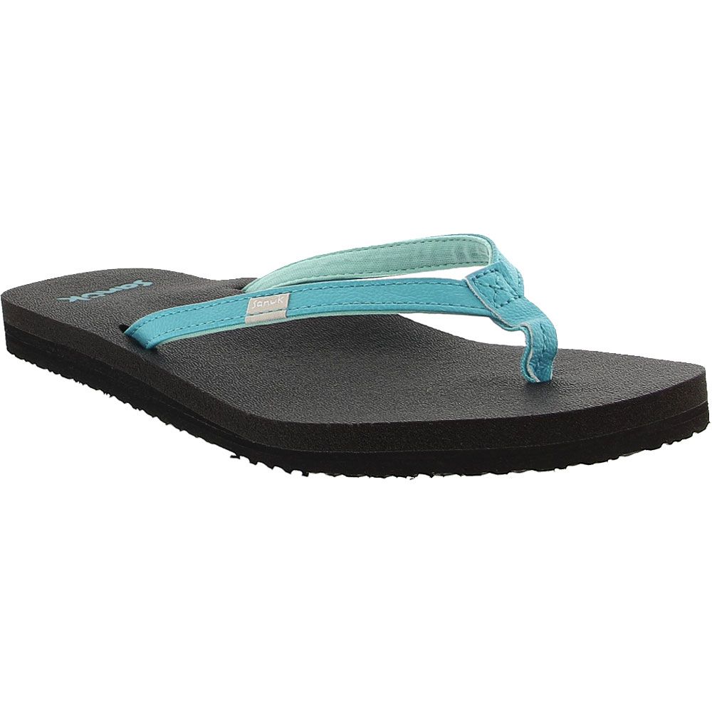 Sanuk Yoga Joy Flip Flop Womens Sandals Blue