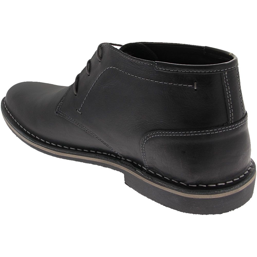 Steve Madden Harken Casual Boots - Mens Black Back View