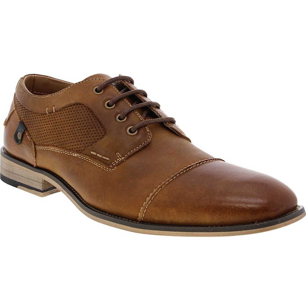 Steve Madden Jagwar Oxford Dress Shoes - Mens Tan