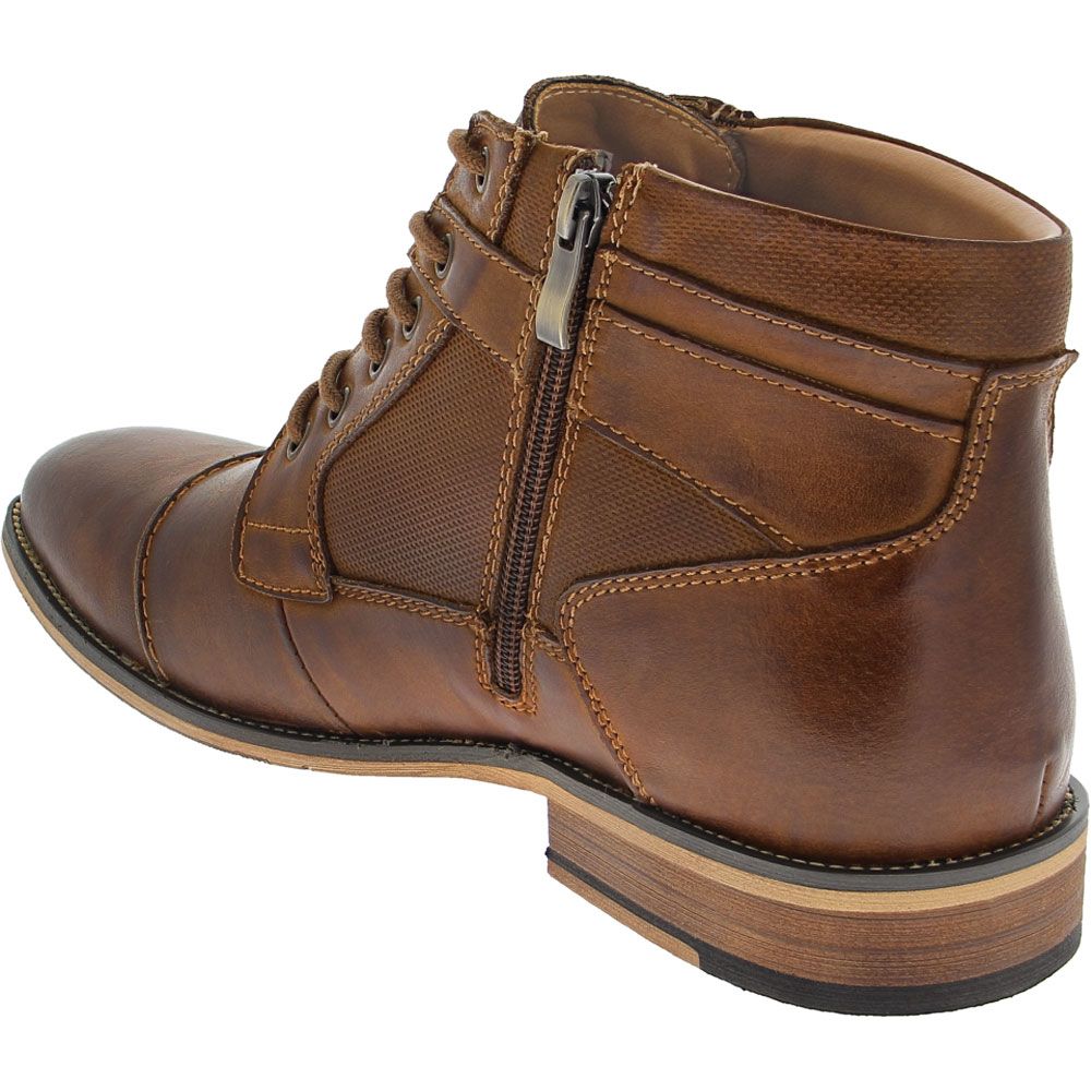 Steve Madden Jotter Dress Boots - Mens Tan Back View