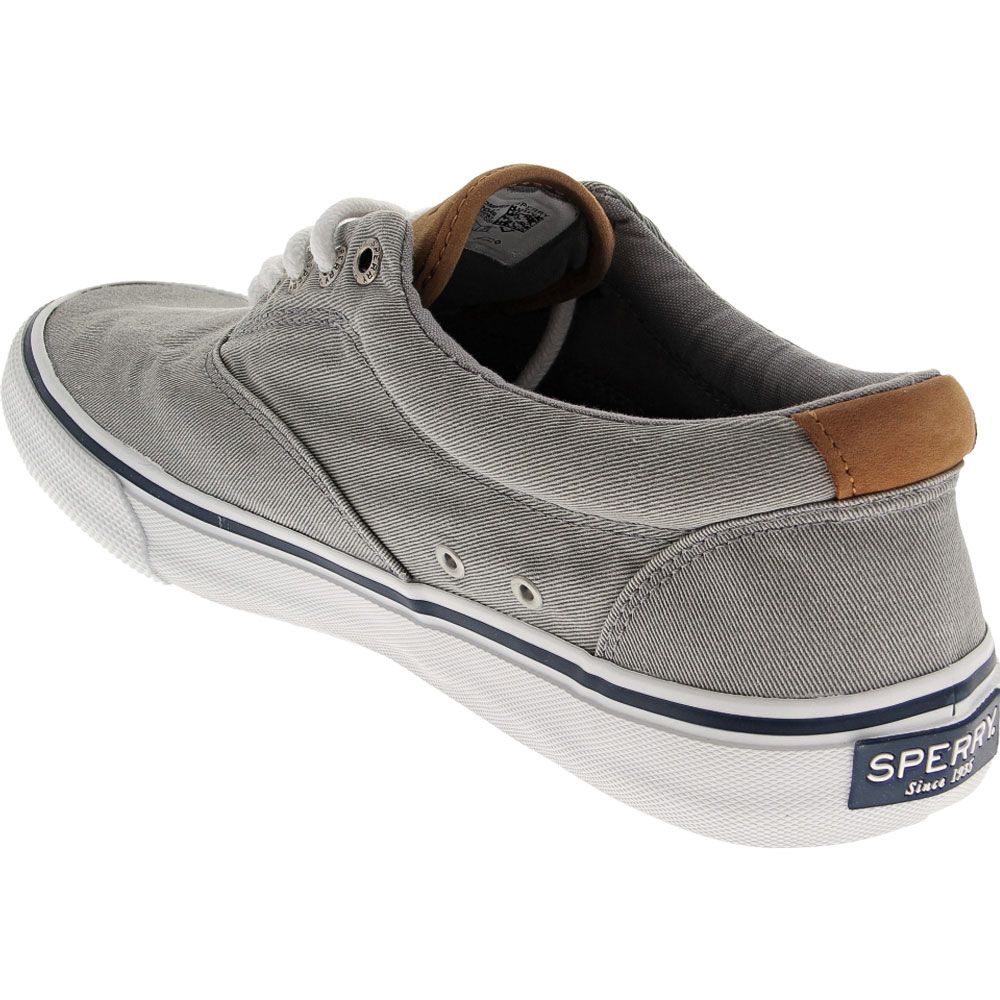 Sperry Striper 2 Cvo Black Lifestyle Shoes - Mens Grey Back View