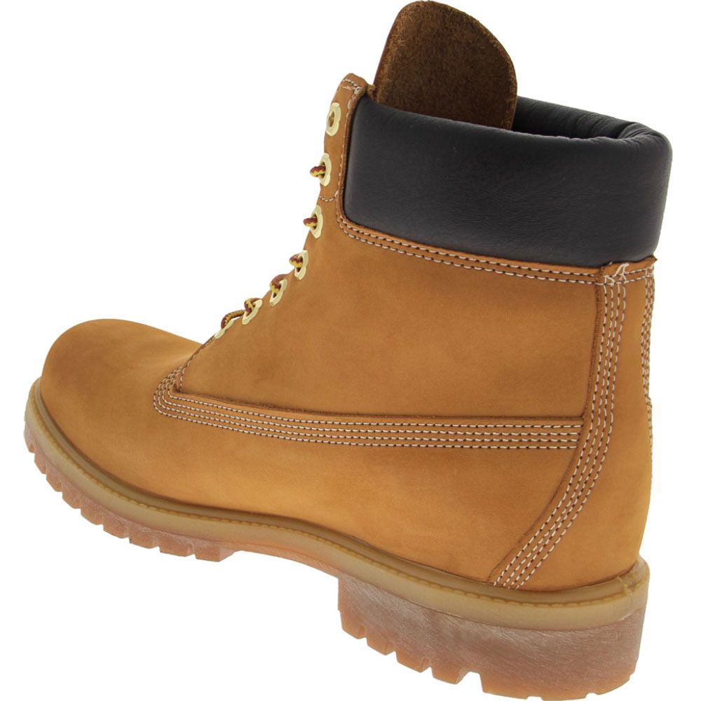 Timberland 10061 Mens 6 inch Premium Waterproof Casual Boot Wheat Back View