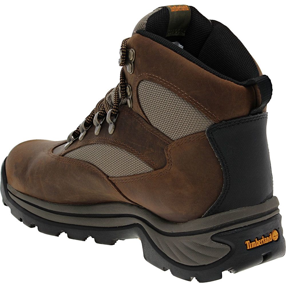 Timberland Chocurua Trail Waterproof Hiking Boots - Mens Brown Back View