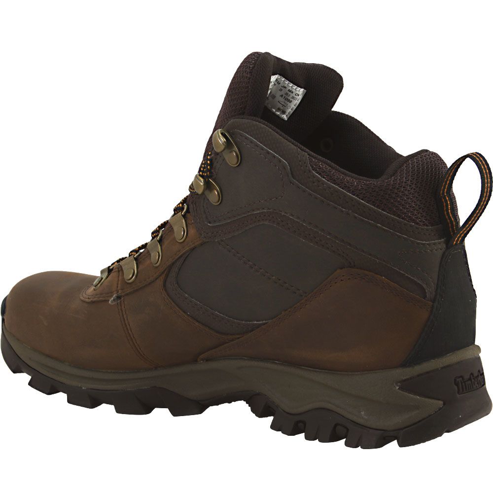 Timberland Mt Maddsen Hiking Boots - Mens Brown Back View