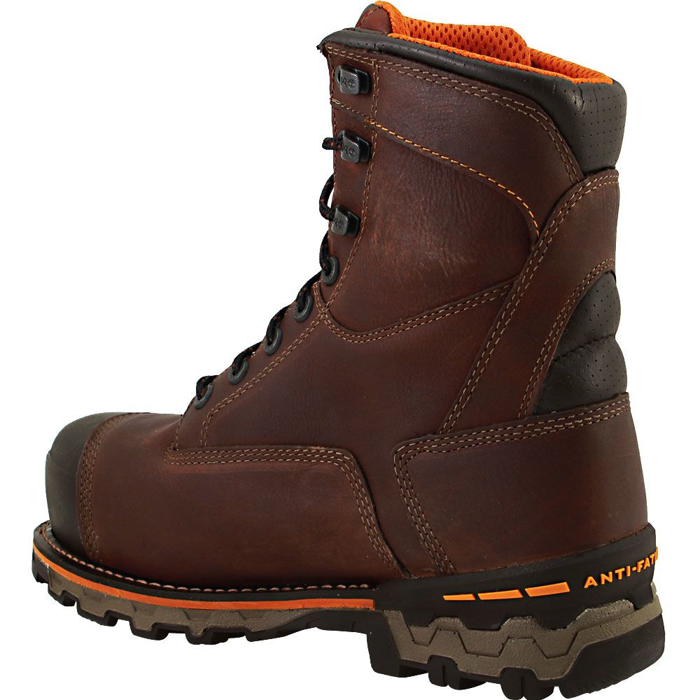 Timberland PRO 89646 Boondock Composite Toe Work Boots - Mens Brown Back View