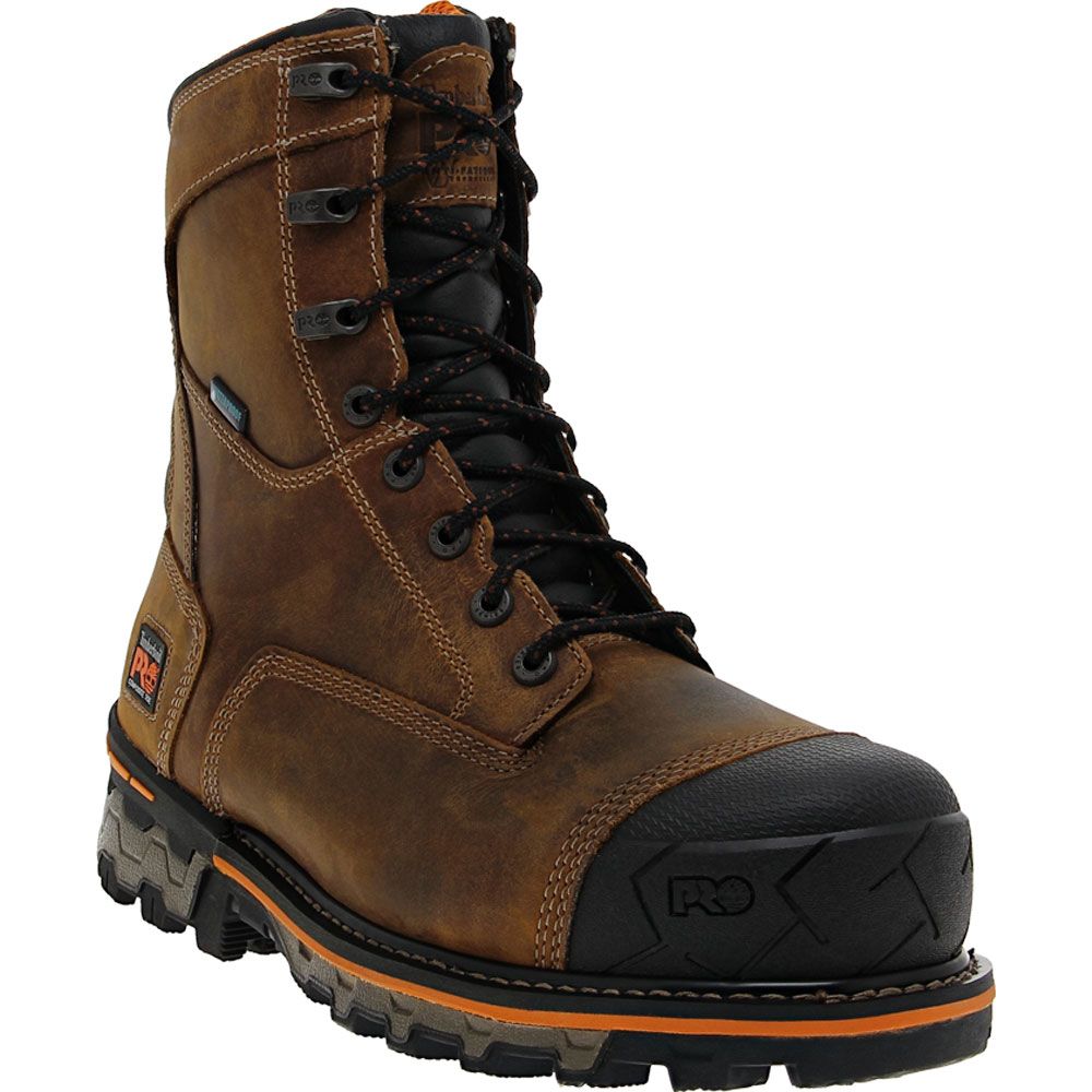 Timberland PRO Boon Dock 8in H2O Composite Toe Work Boots - Mens Brown