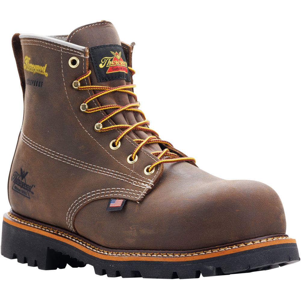 Thorogood American Legacy 804-4148 6" WP Composite Toe Work Boots - Mens Brown