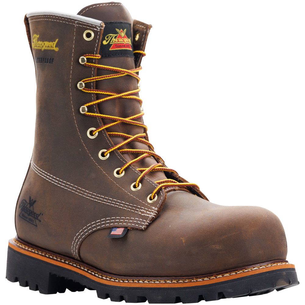 Thorogood American Legacy 804-4248 8" WP Composite Toe Work Boots - Mens Brown