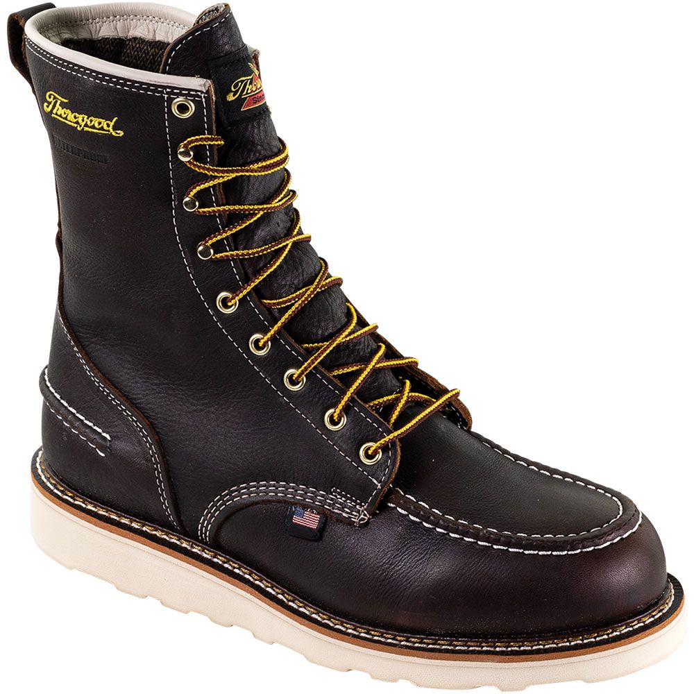 Thorogood 814-3800 1957 Wedge WP 8" Boots - Mens Briar Pitstop